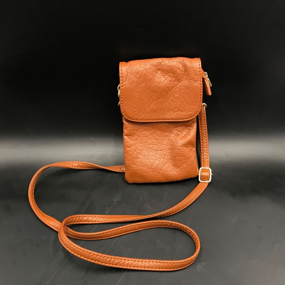 MINICAT Small Crossbody Bag Roomy Pockets Series Cell Phone Purse Wallet Brown